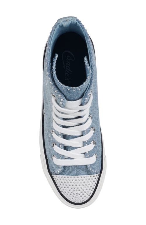 Candies Candie's Lizzy High Top Sneaker In Blue