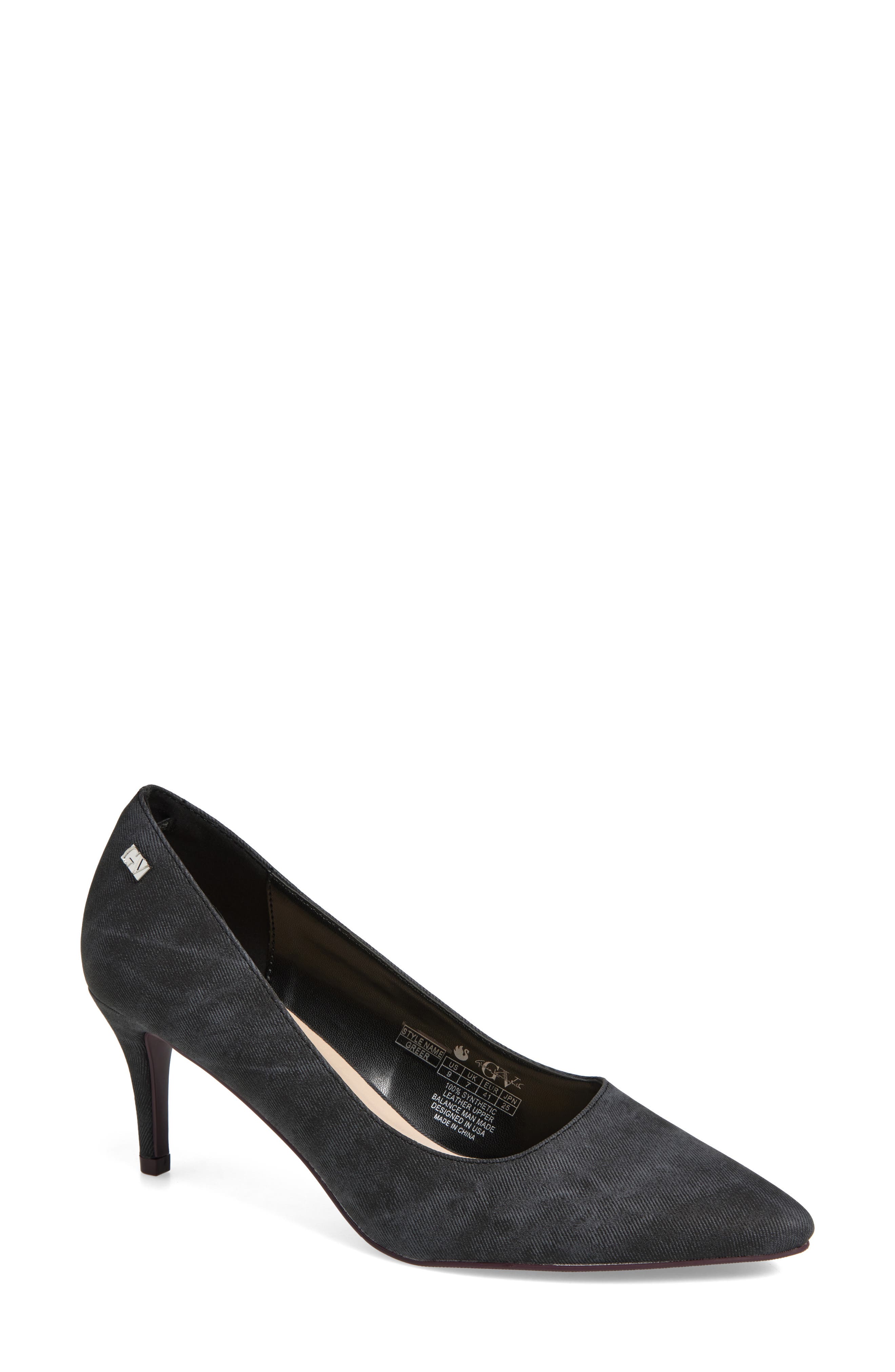 GLORIA VANDERBILT Greer Faux Denim Pump, Main, color, 
