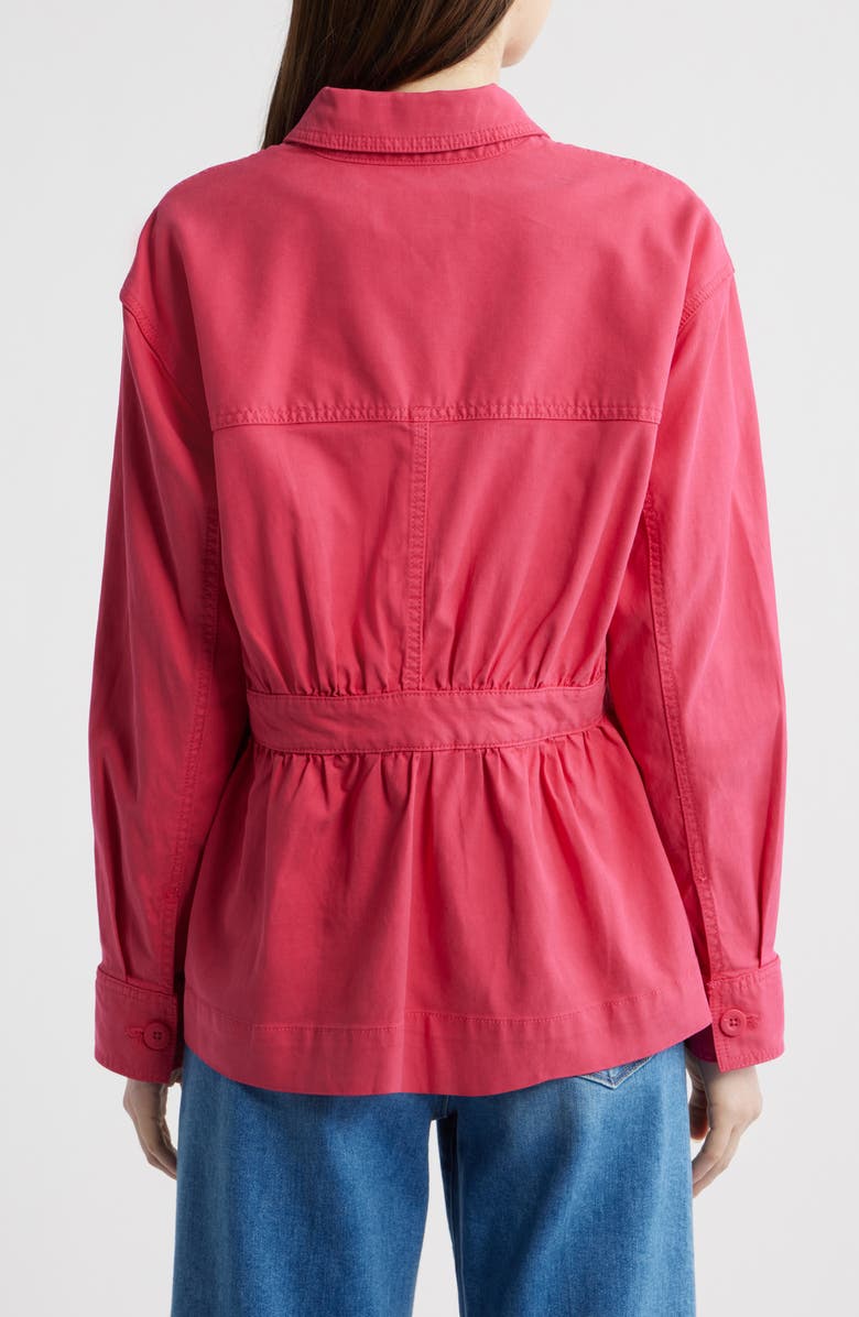 Liverpool Los Angeles Relaxed Tie Waist Shacket, Alternate, color, Diva Pink