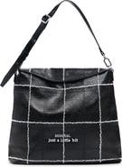 Desigual Medium Convertible Check Backpack