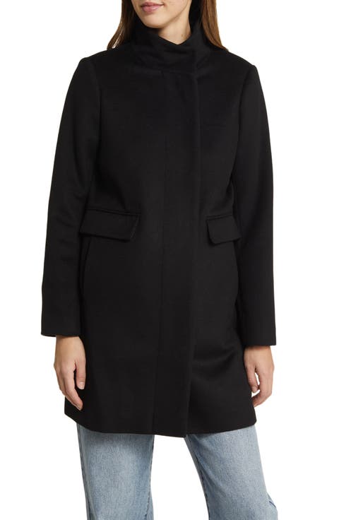 Longline Wool Blend Coat
