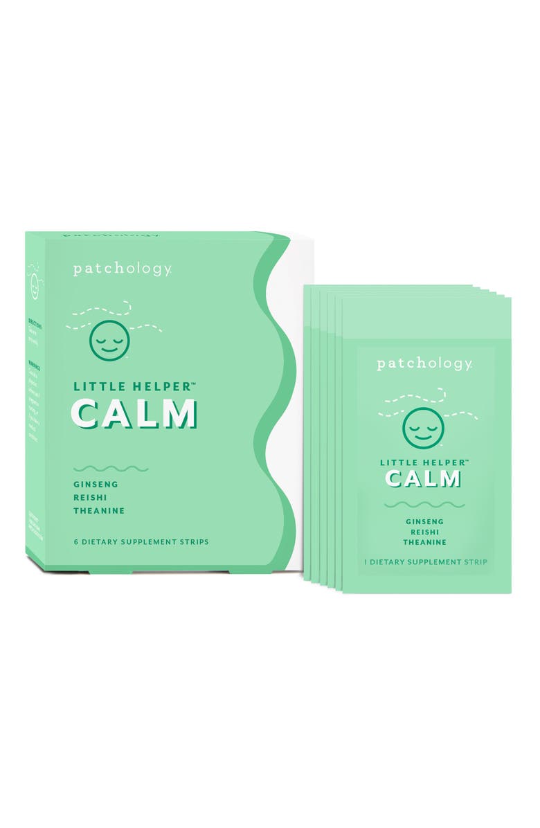 Patchology Little Helpers Calm Dietary Supplement Strips, Main, color, 6 Count