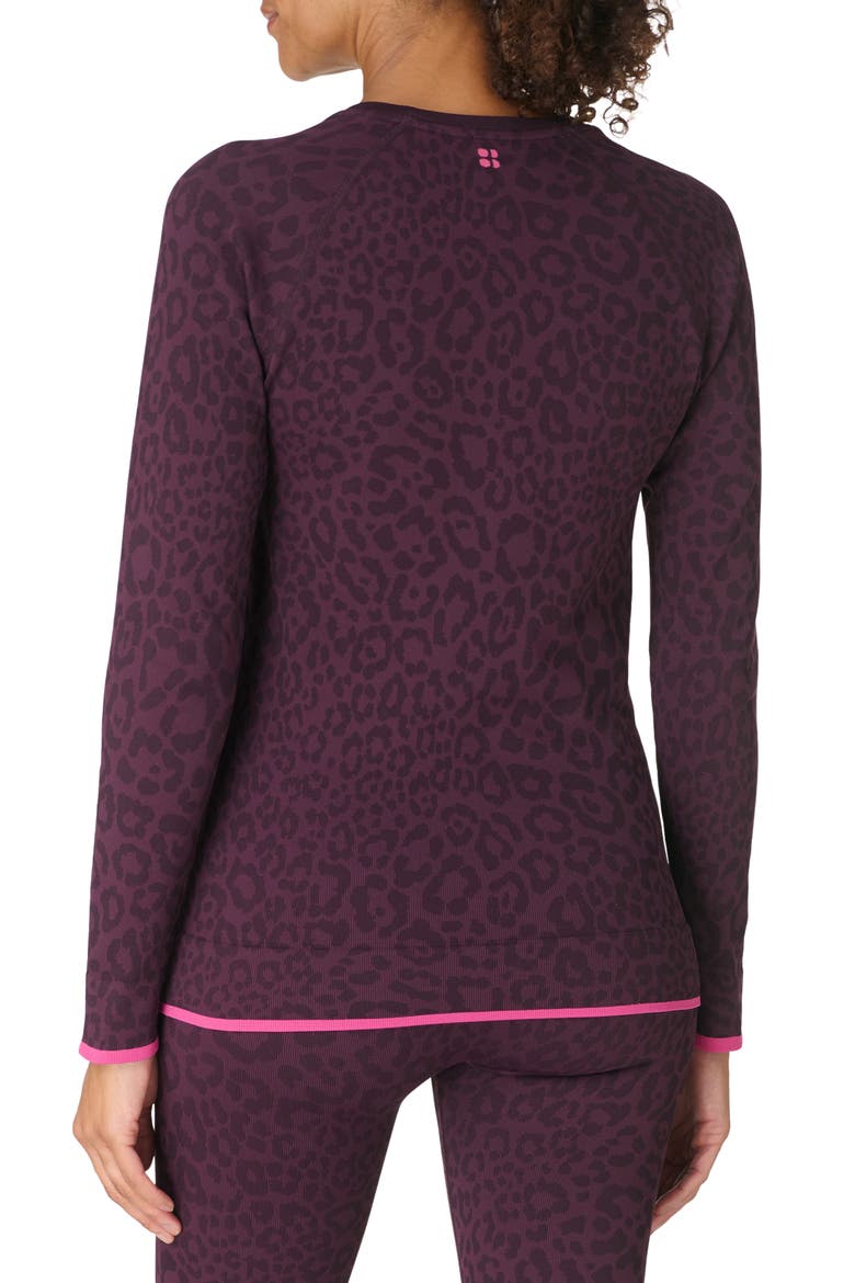 Animal Base Layer Top, Alternate, color, PURPLE LEO JACQUARD