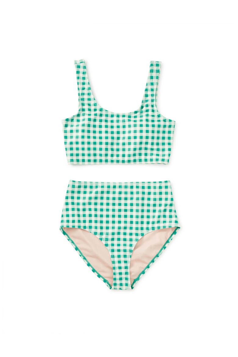 Adult Two-Piece Swimsuit, Main, color, Garden Party Check