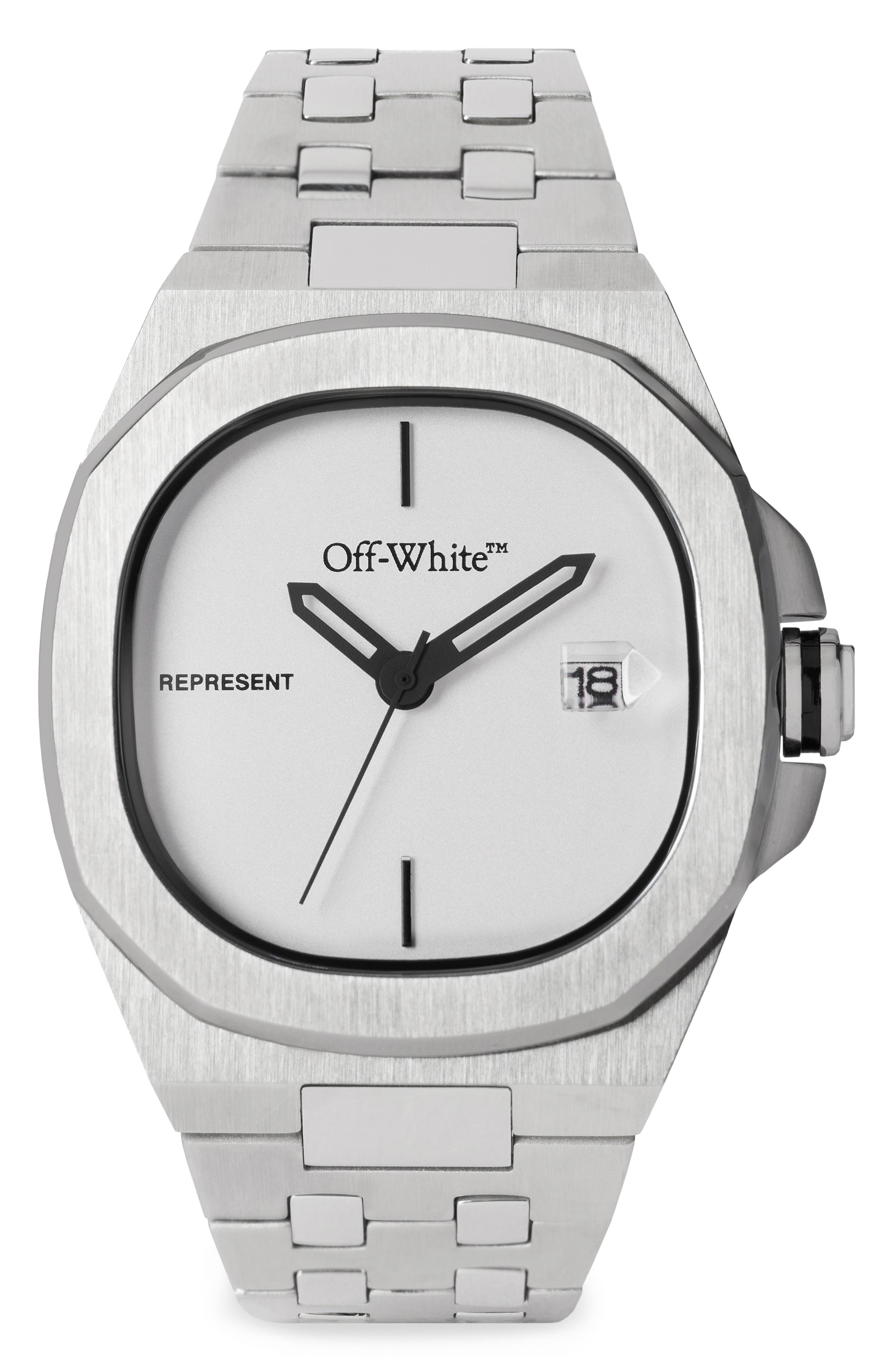 Off-White Object Cushion Bracelet Watch, 39mm (Men) | Nordstrom