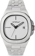 Off-White Object Cushion Bracelet Watch, 39mm