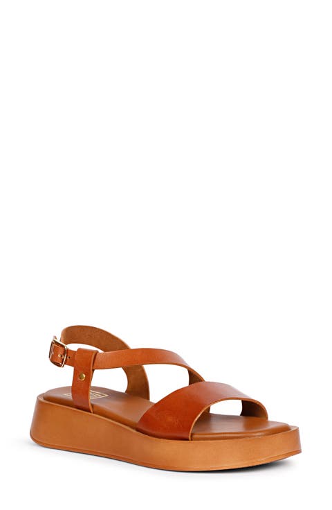 Nasrin Ankle Strap Platform Wedge Sandal (Women)