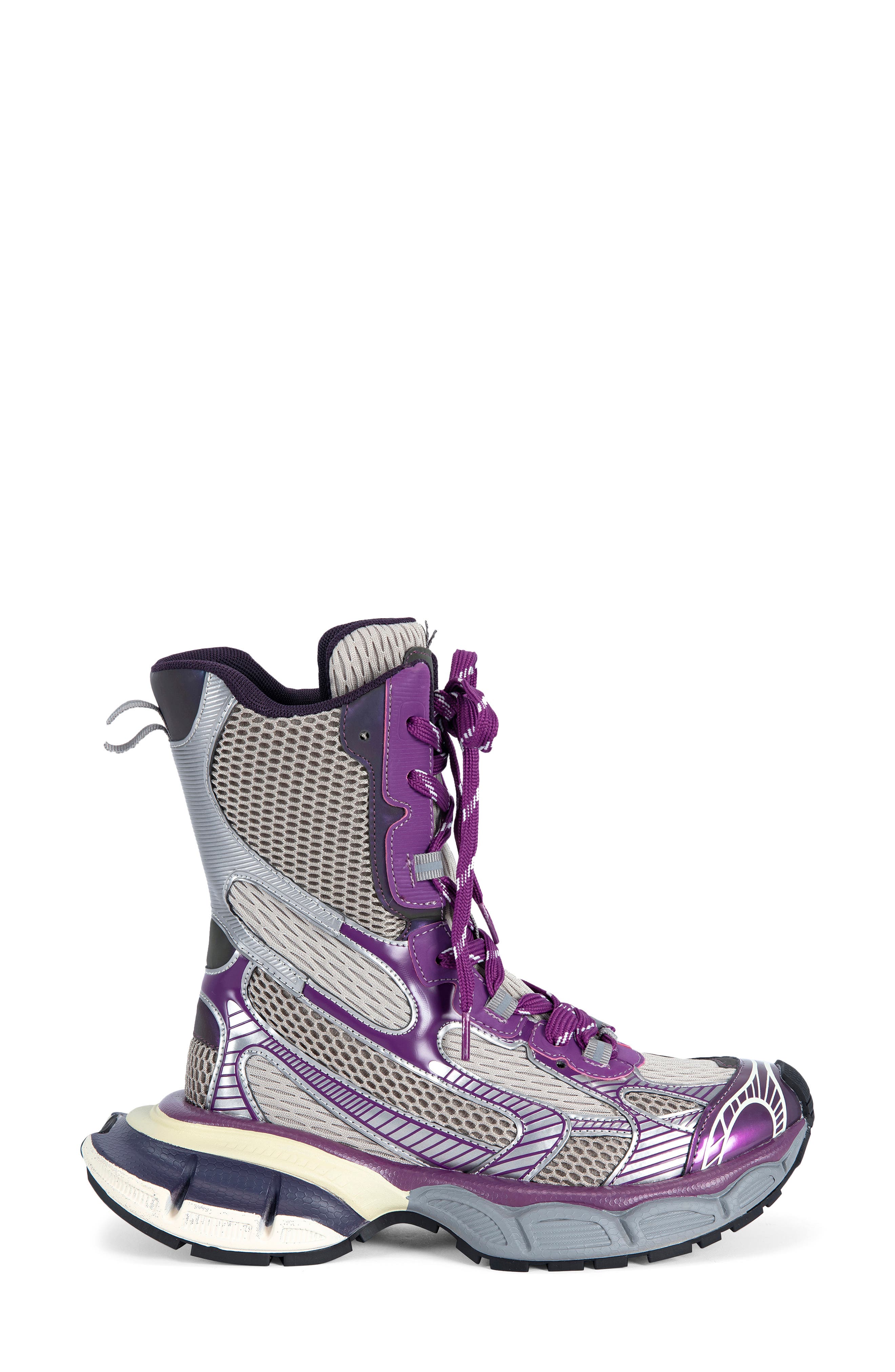 Yvonne High Top Sneaker, Alternate, color, PURPLE