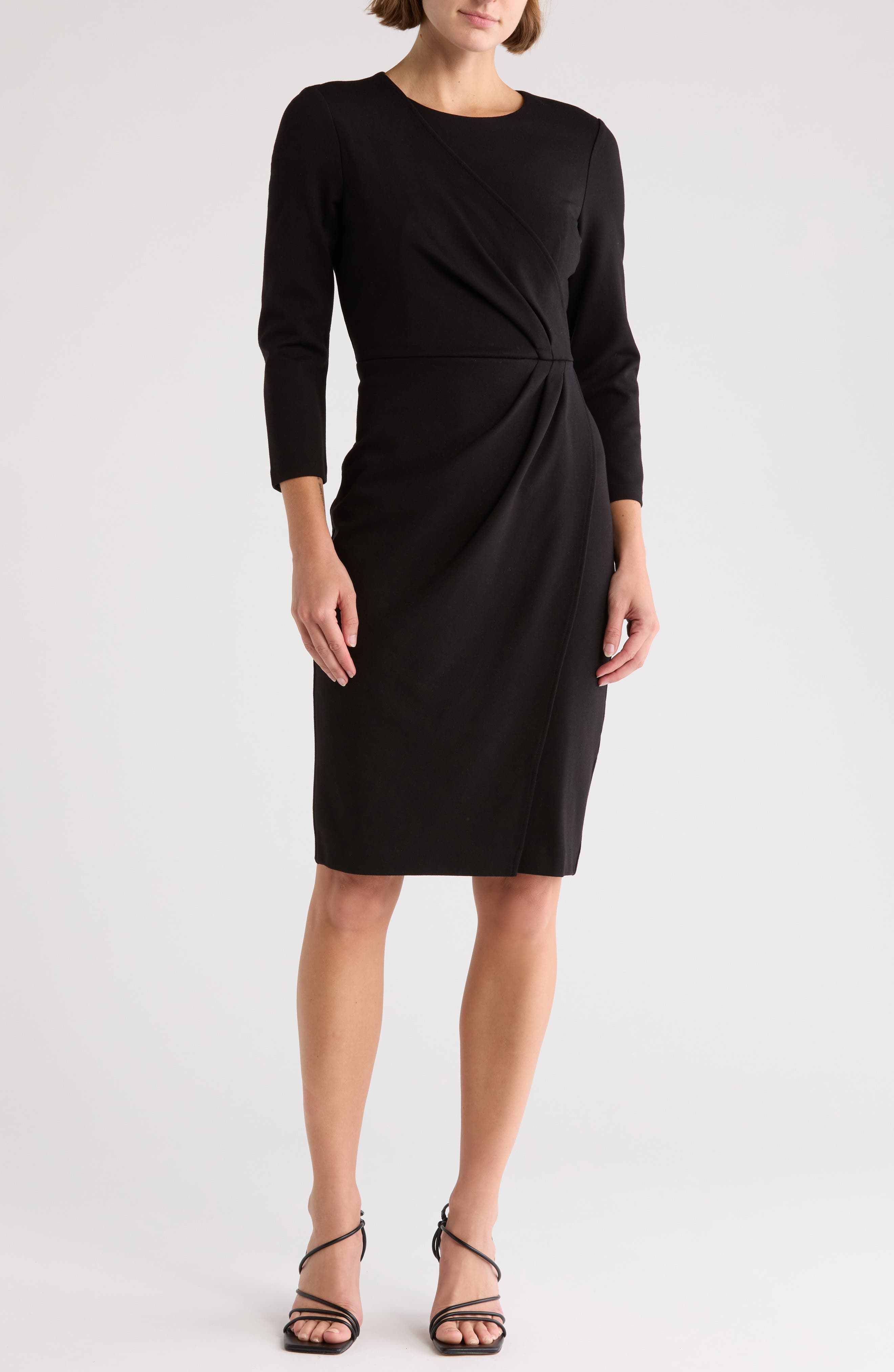Eliza J Gathered Waist Sheath Dress