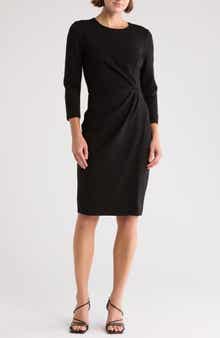 Eliza J Gathered Waist Sheath Dress