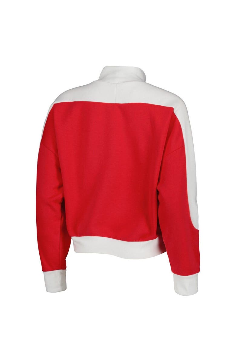 GAMEDAY COUTURE Women's Gameday Couture Red Georgia Bulldogs Make it a Mock Sporty Pullover Sweatshirt, Alternate, color, Red