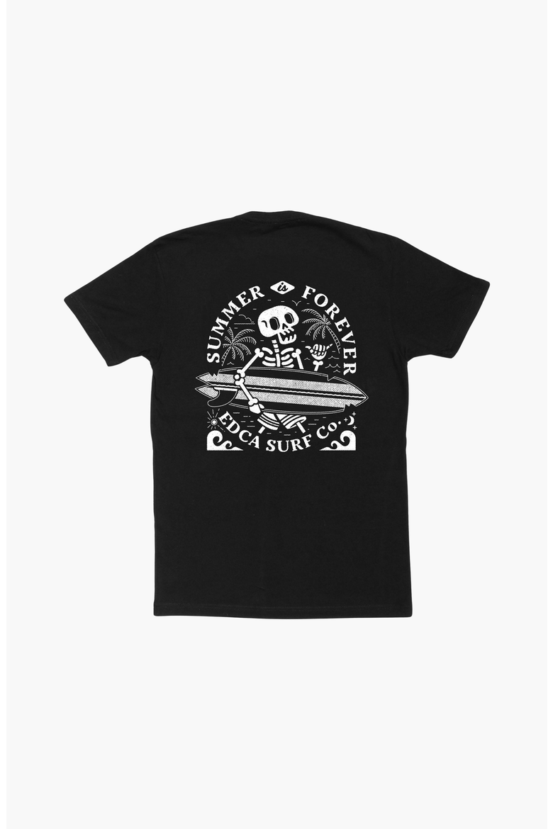 Summer is Forever Tee, Alternate, color, Black / Skeleton Graphic