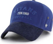 '47 Men's '47 Royal Tennessee Titans Ridgeway Clean Up Adjustable Hat