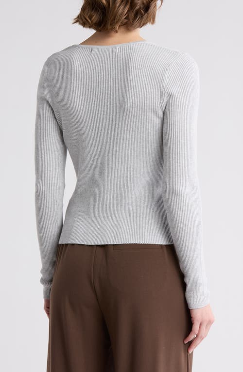 FRENCH CONNECTION FRENCH CONNECTION DOUBLE TIE FRONT RIB CARDIGAN