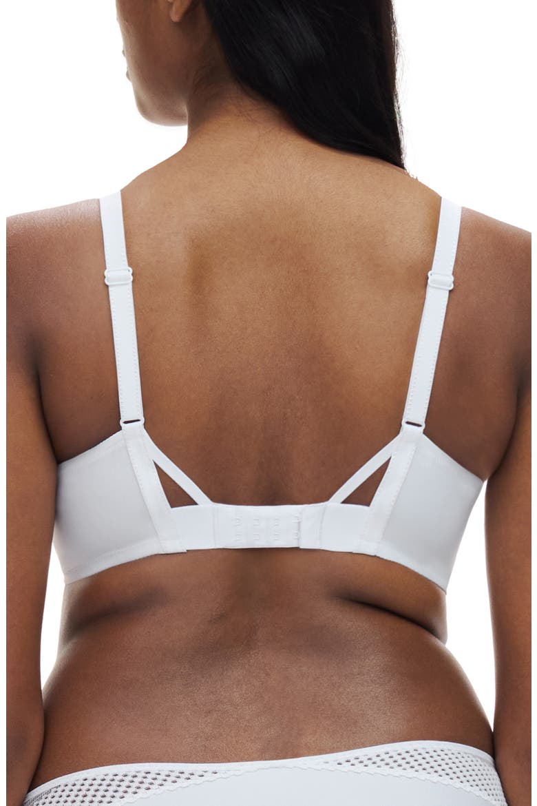 Plunge Contour Underwire Bra, Alternate, color, WHITE