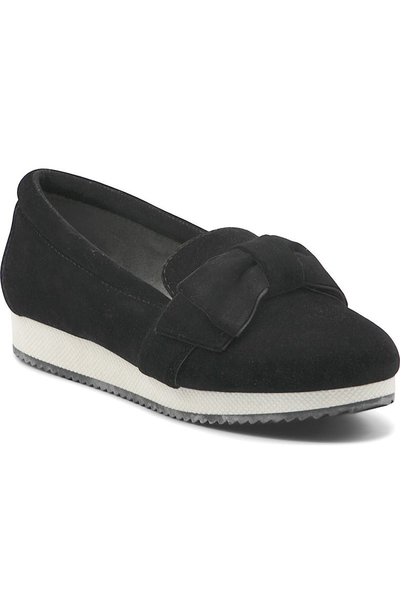Adrienne Vittadini Garvey Bow Slip-On Flat, Alternate, color,