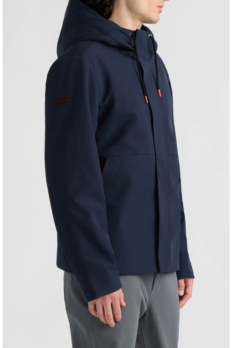 Clifton Water Resistant Hooded Jacket, Alternate, color, SALUTE NAVY