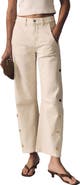LE JEAN Frankie Studded Barrel Leg Jeans
