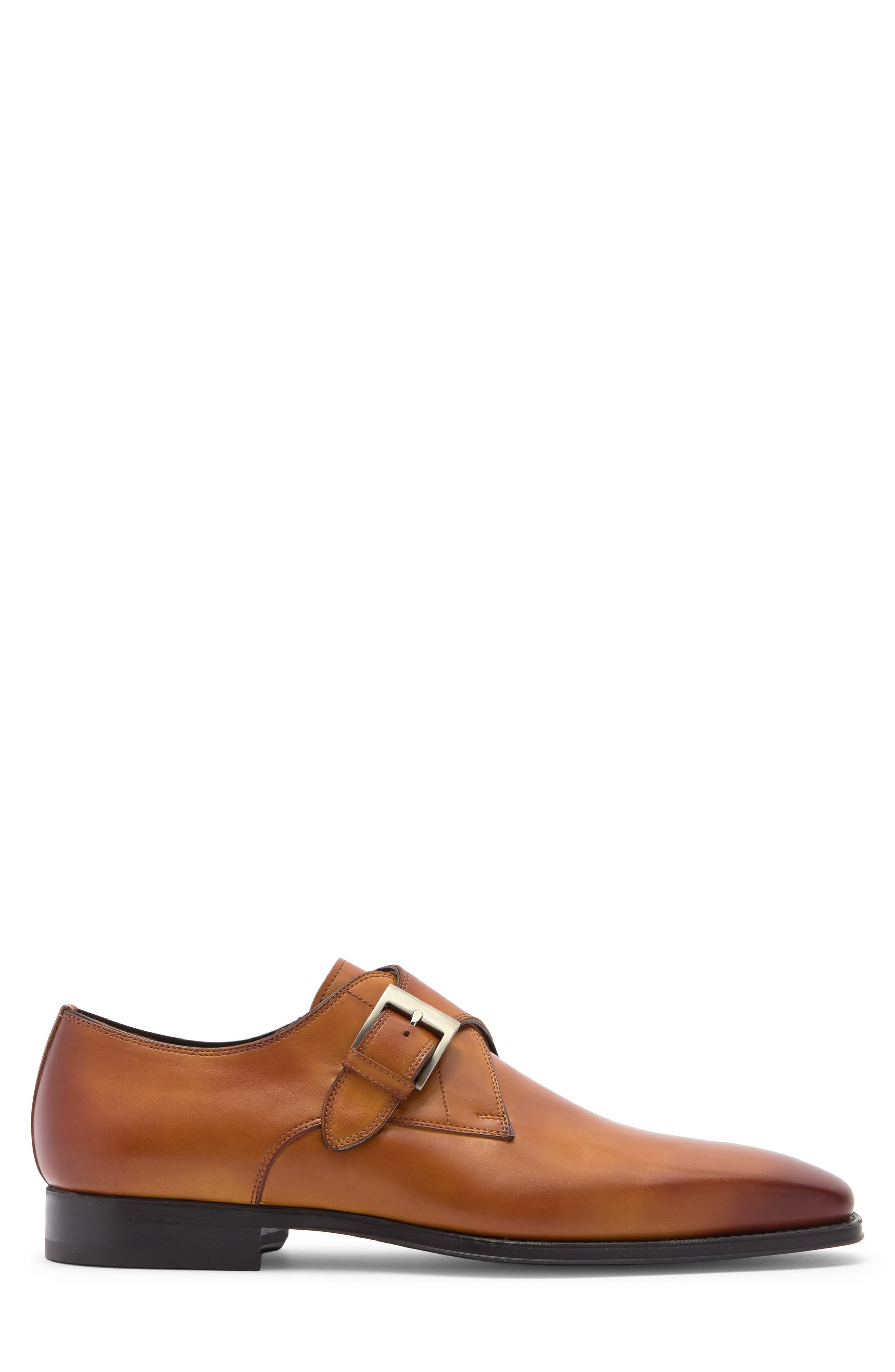 Veleta Monk Strap Shoe, Alternate, color, CUERO