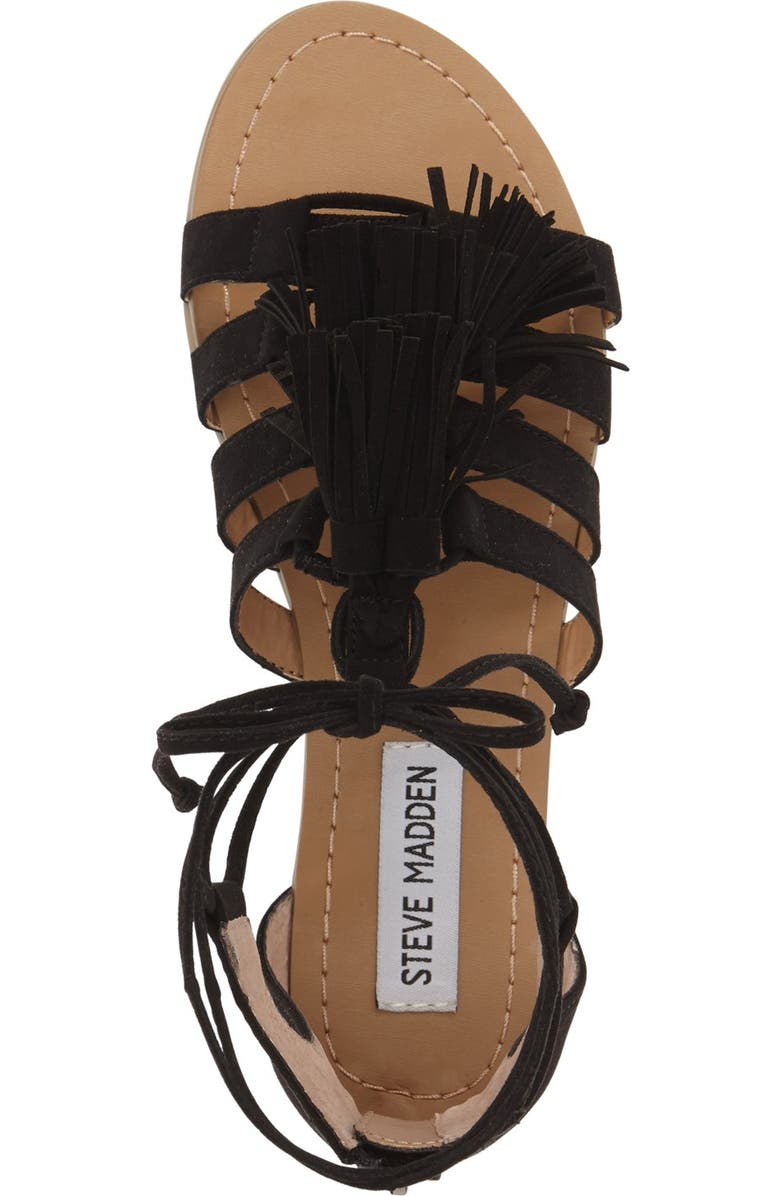 Steve Madden 'Monrowe' Tassel Sandal, Alternate, color,