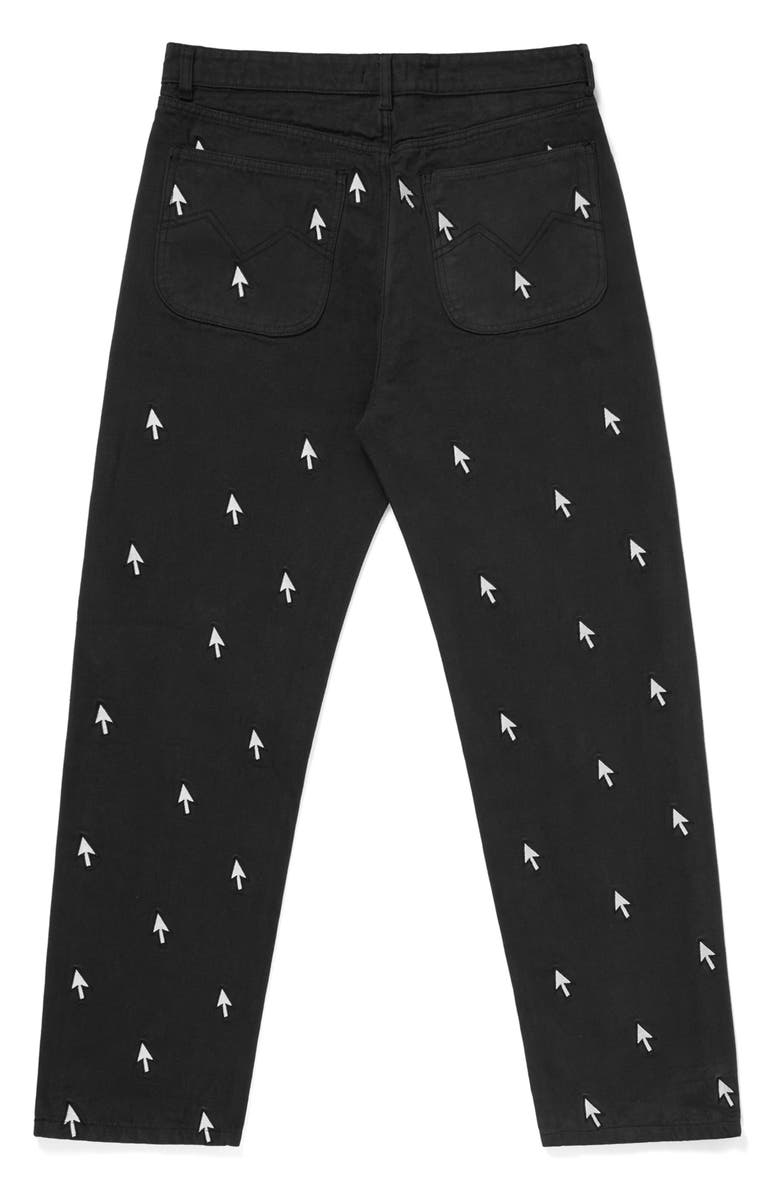 MARKET Double Click Print Pants, Alternate, color, Black