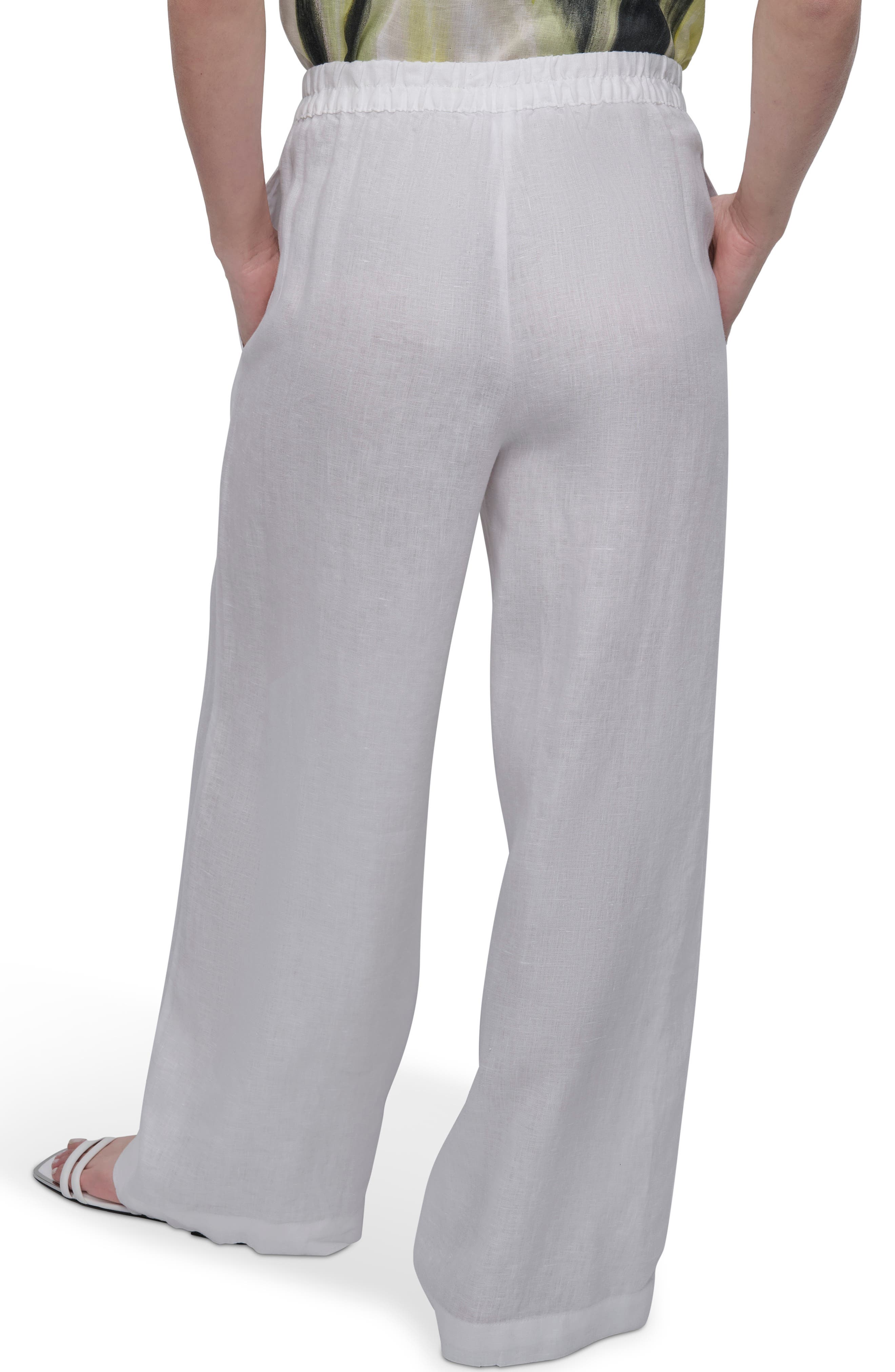 Wide Leg Linen Pants - image 2