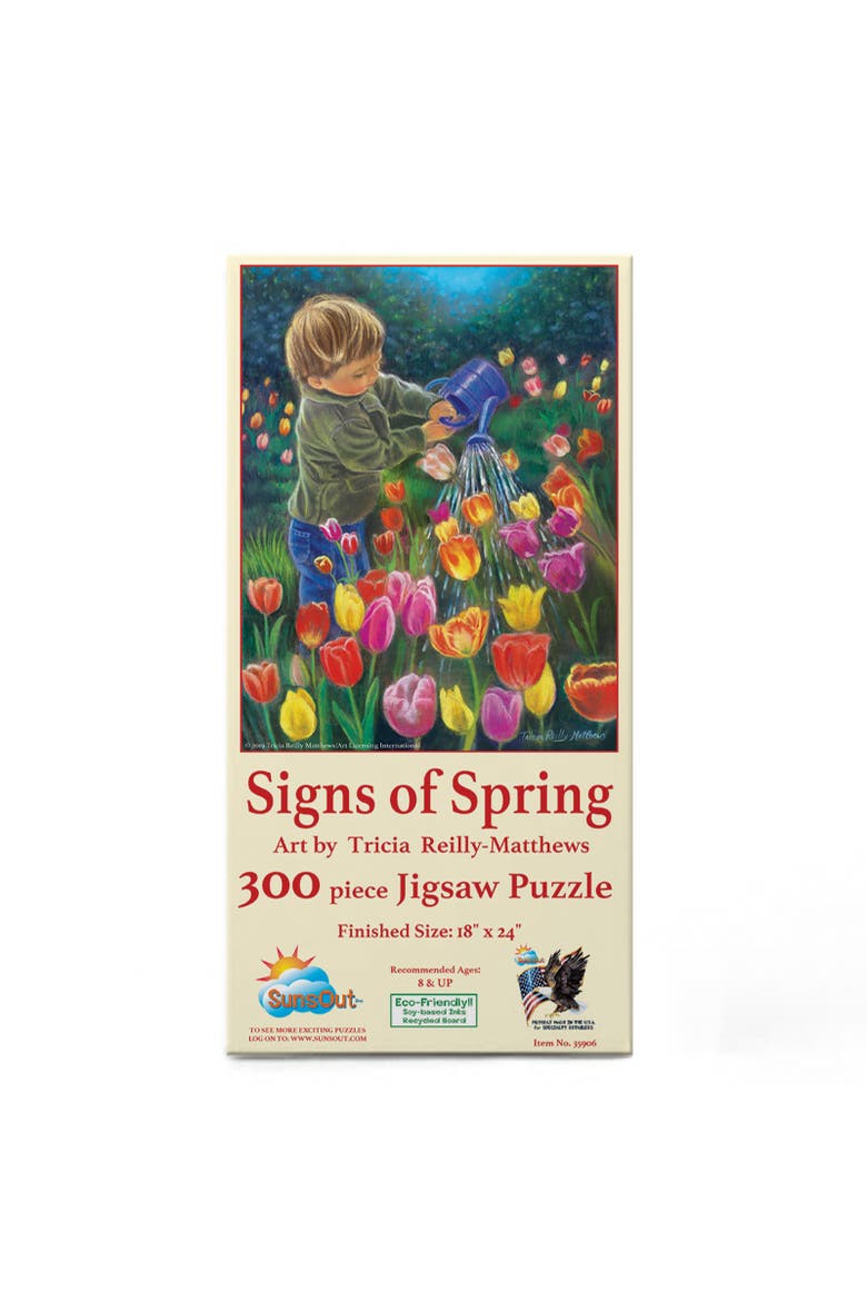 Signs of Spring 300 piece Jigsaw Puzzle for Adults, Alternate, color, Multicolor