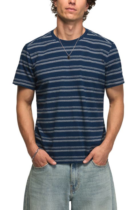 Stripe Cotton T-Shirt