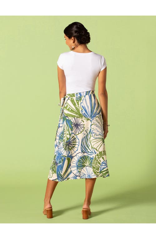 Tori Richard Sunrise Jacque Skirt In French Blue