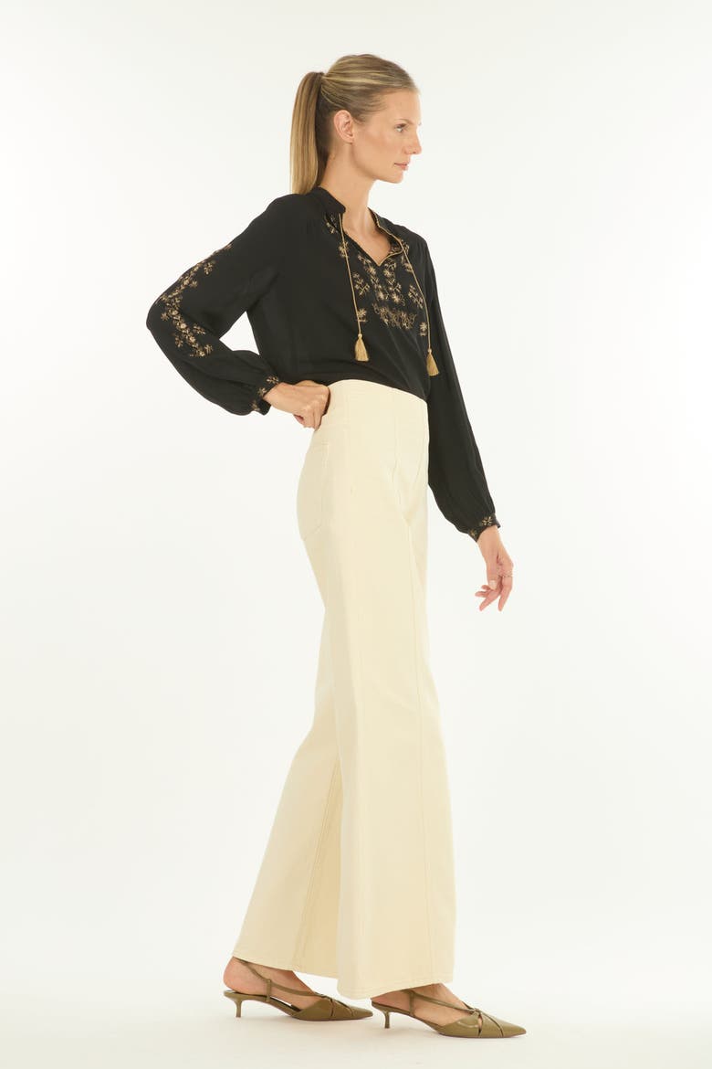 Serah Blouse, Alternate, color, Black