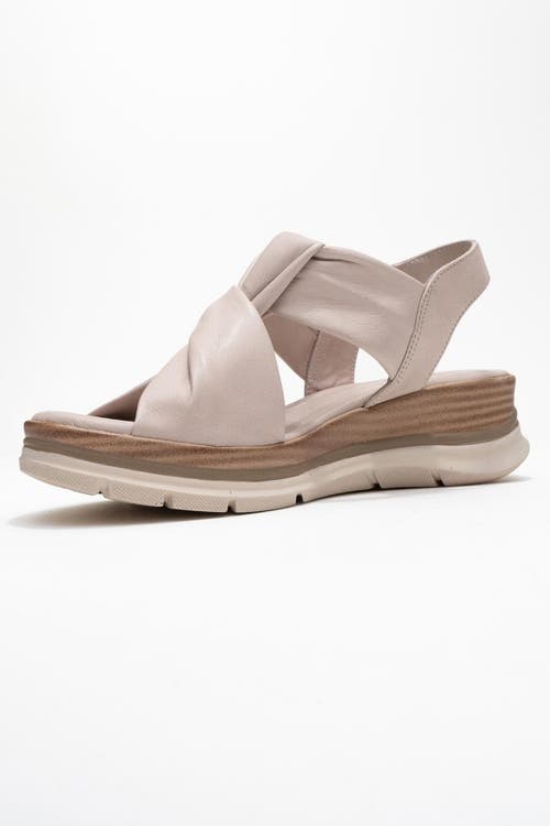 Forever & Always Shoes Oara Leather Sandal In Sand