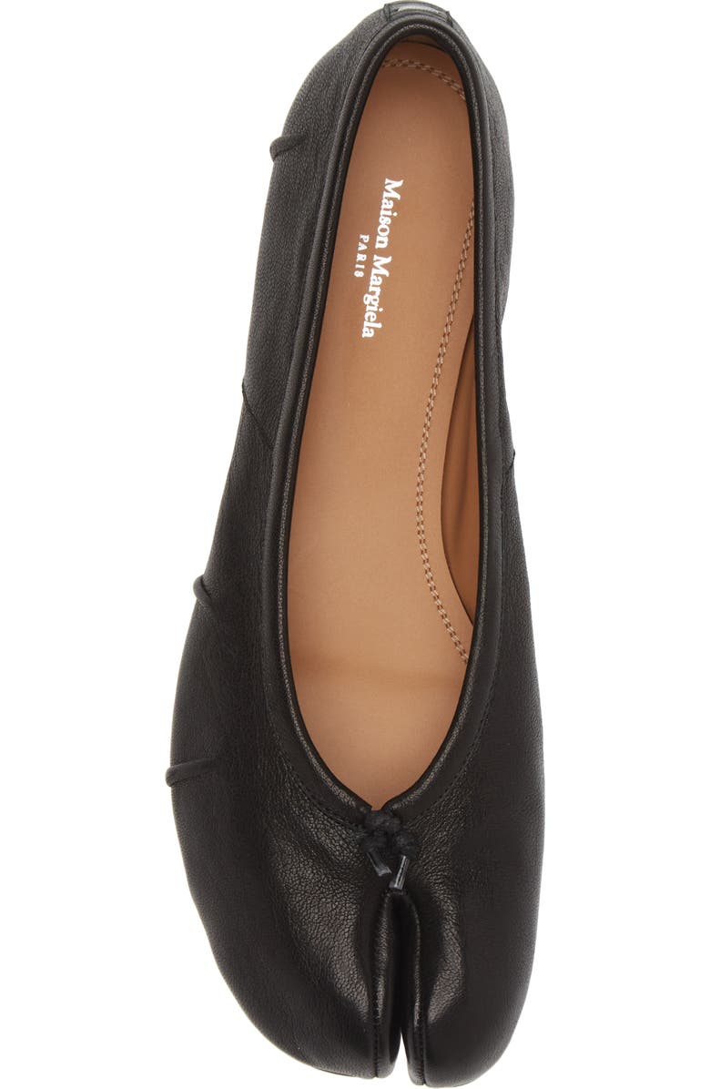 Maison Margiela Tabi Ballerina Flat, Alternate, color, Black