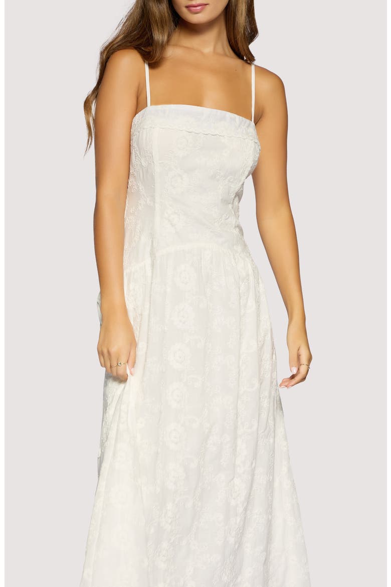 Olympia Embroidered Sundress, Alternate, color, WHITE
