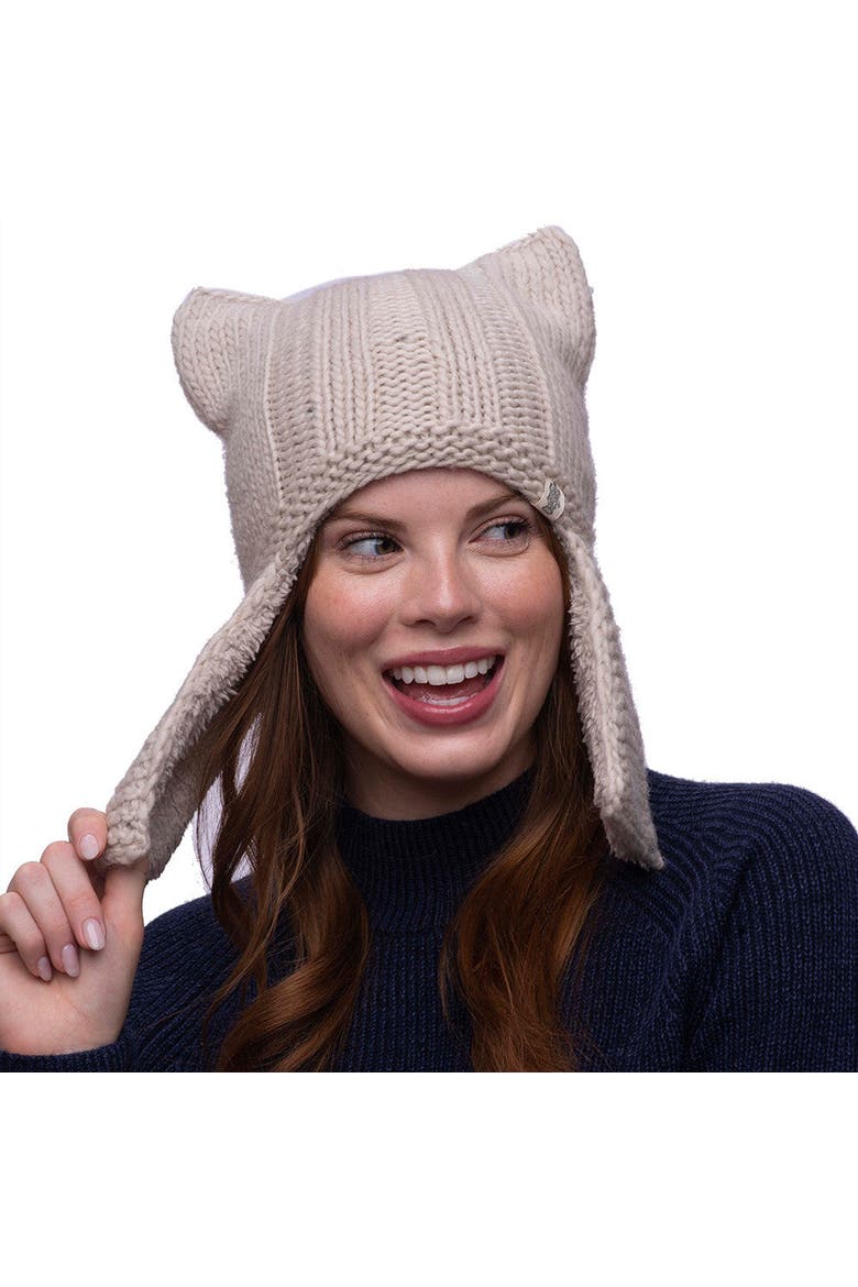 Illyrian Helmet Earflap Hat, Alternate, color, Charcoal