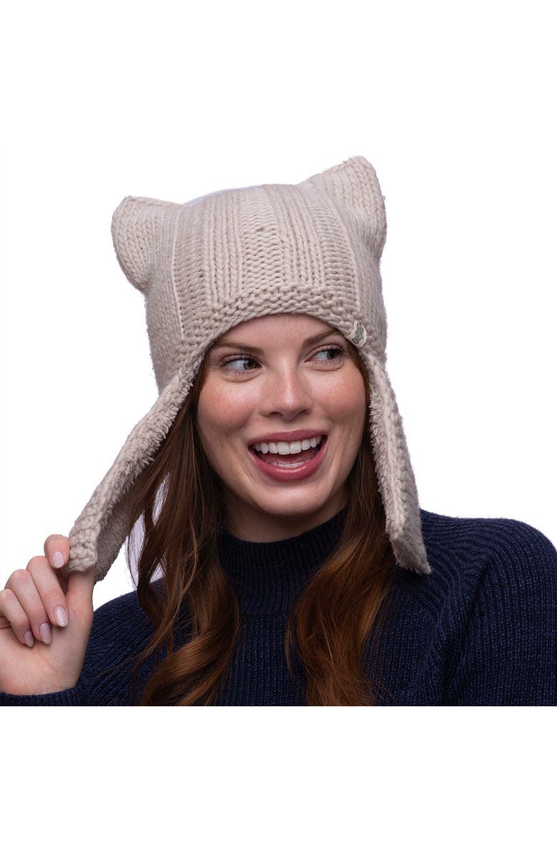 Nirvanna Designs Illyrian Helmet Earflap Hat, Alternate, color, Charcoal