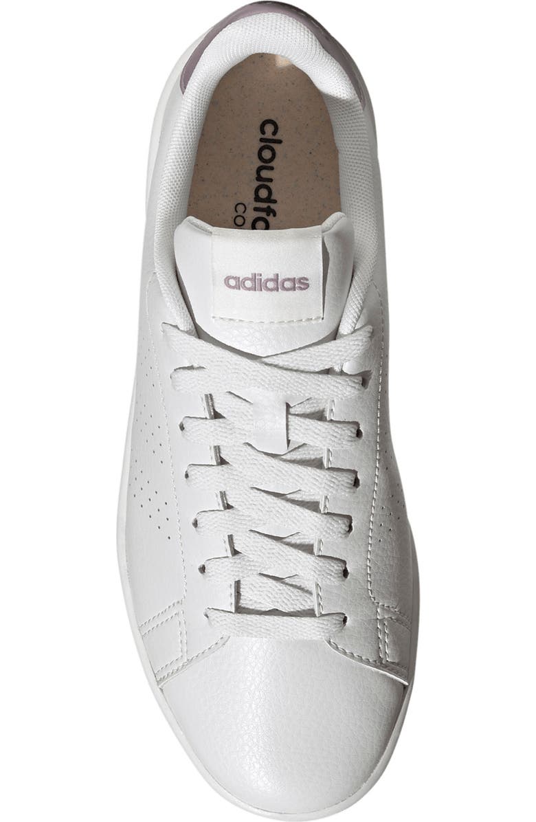 adidas Advantage Perforated Stripe Sneaker, Alternate, color,