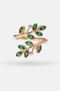 Ivy & Pearl Co. The Canaan Olive Crest Ring