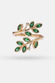 Ivy & Pearl Co. The Canaan Olive Crest Ring