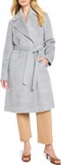 NIC+ZOE Wool Blend Belted Wrap Coat