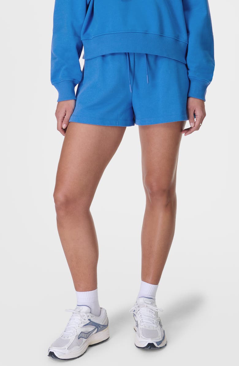 Sweaty Betty Revive Boxy Shorts Joggers, Main, color, Tidal Blue