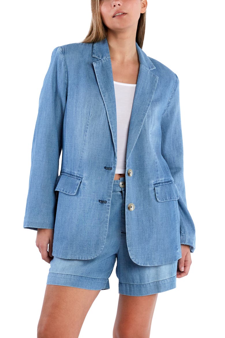 Denim Blazer, Alternate, color, DENIM