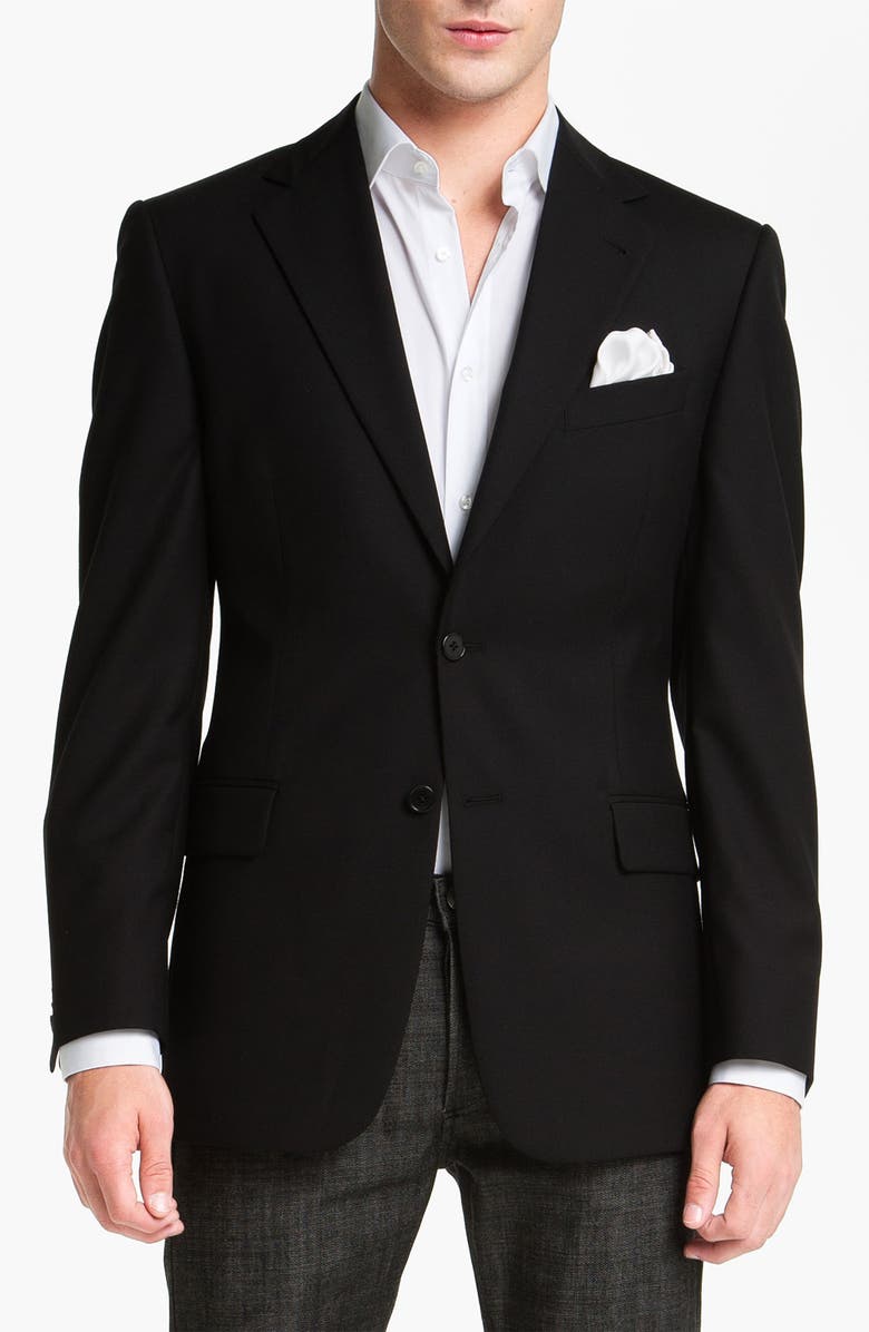 Joseph Abboud Solid Wool Blazer, Alternate, color,
