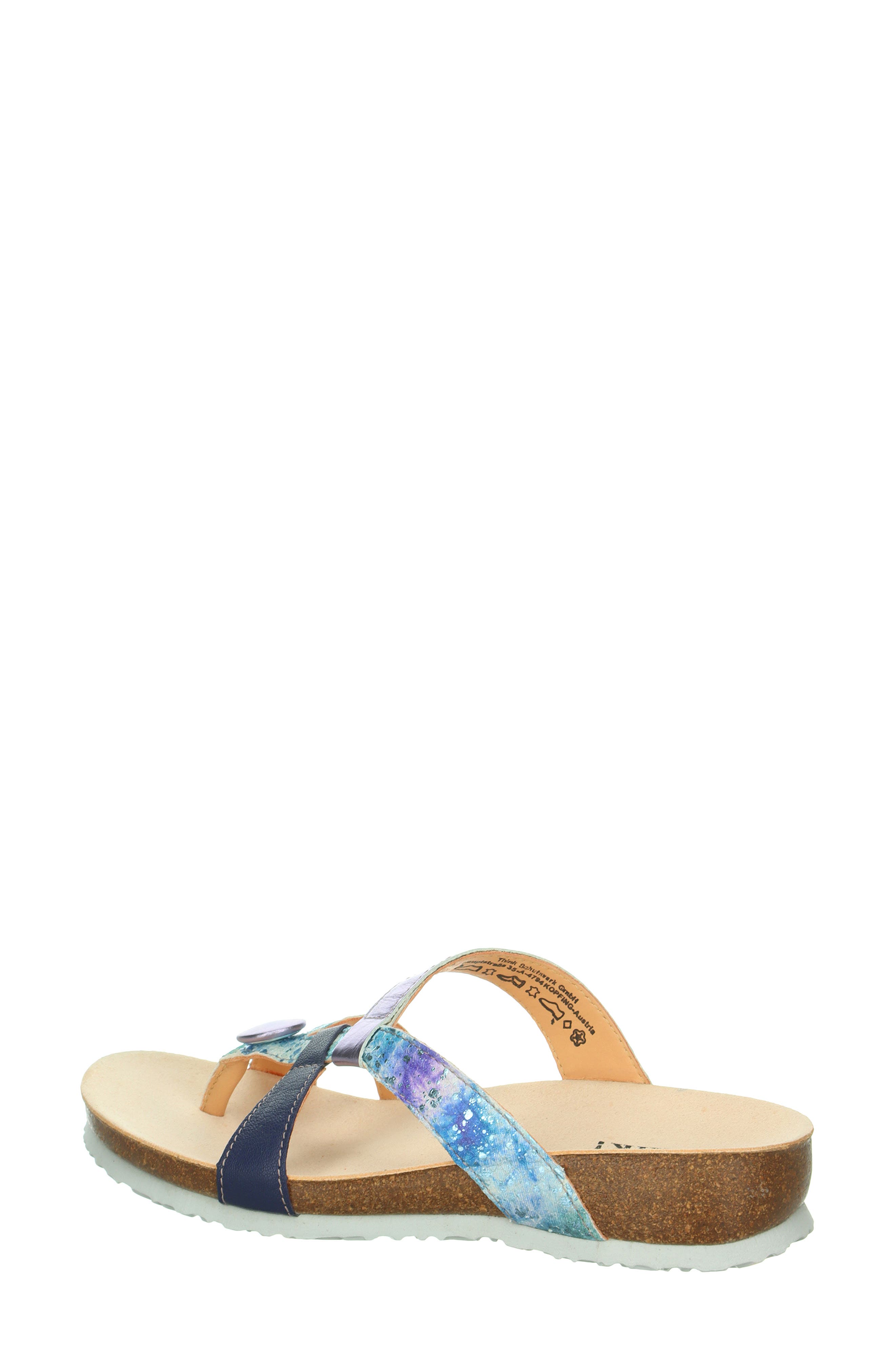 Think! 'Julia' Sandal, Alternate, color, Turkis/Kombi