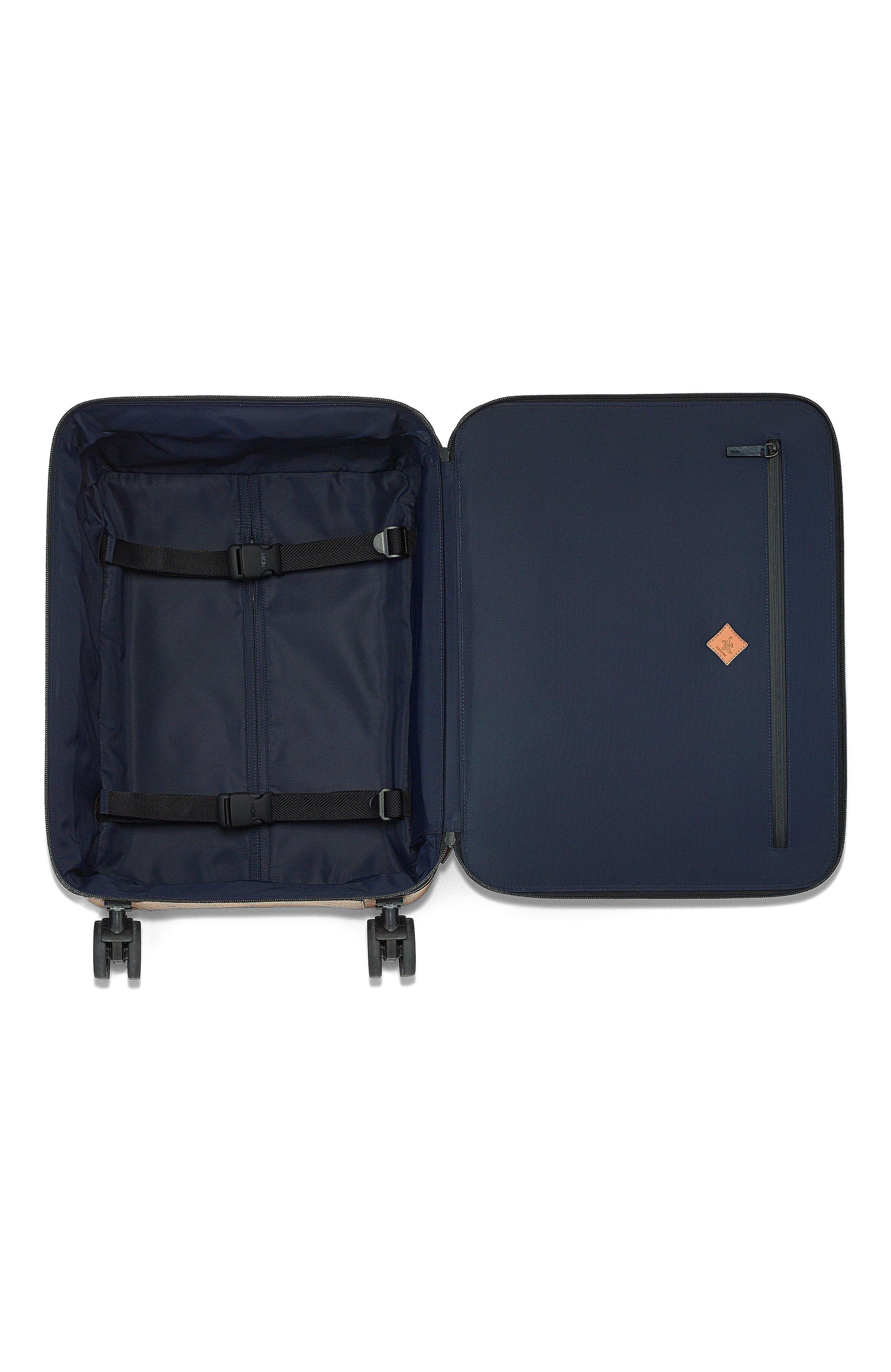 MCM Ottomar Cabin Trolley in Visetos, Alternate, color, Cognac