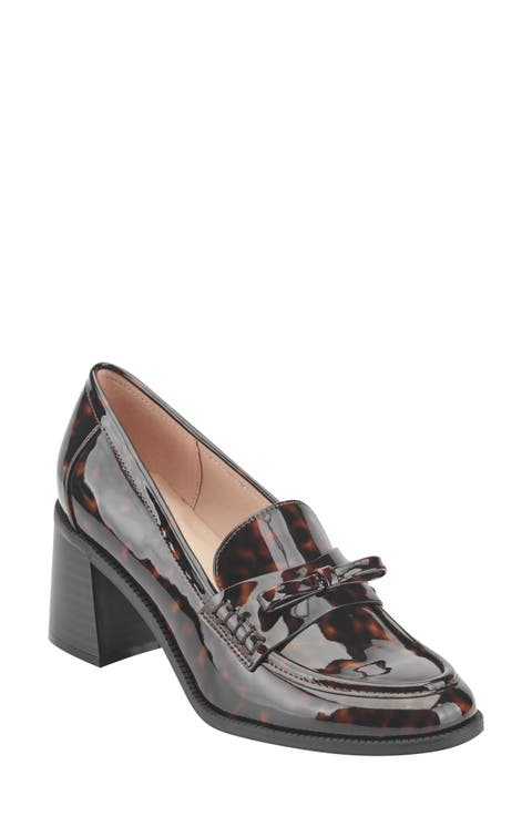 Kaynei Faux Leather Loafer Pump