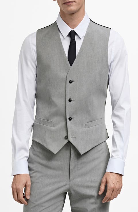 Paris Superslim Fit Stretch Suit Vest
