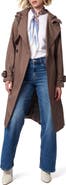 Bernardo Double Breasted Hooded Trench Coat