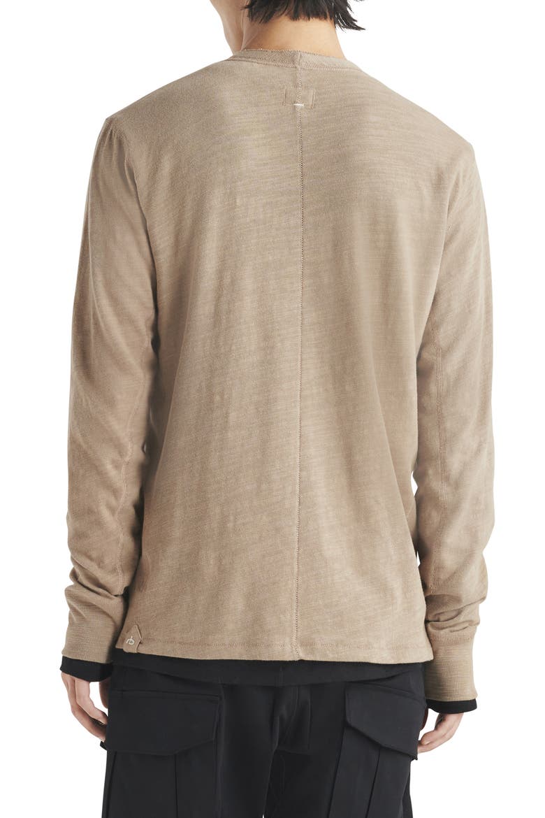 Classic Cotton Henley, Alternate, color, TAUPE