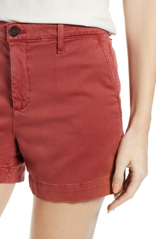 Ag Caden Tailored Trouser Shorts In Red