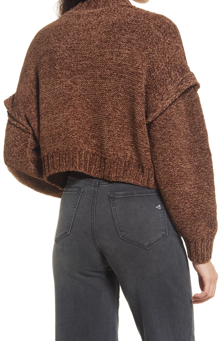 BLANKNYC Drop Shoulder Crop Sweater, Alternate, color, 
